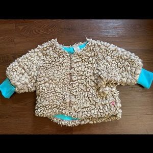 Zutano faux fur jacket size 4